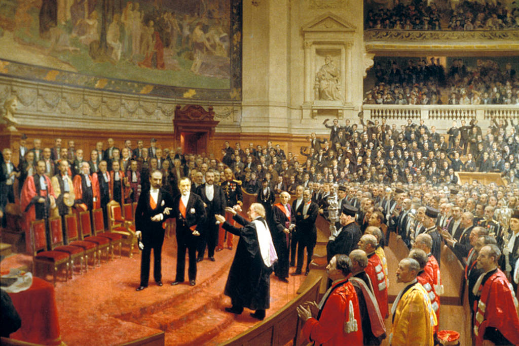 Pasteur la o ceremoniala Sorbona