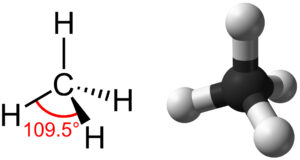 Molecula de metan